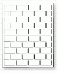 Papertrey Ink - Tiny Town: Square Shingles Die