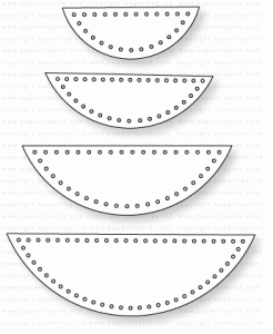 Papertrey Ink - Hoopla: Stitched Circle Bases Die