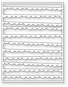 Papertrey Ink - Cover Plate: Scallops Die