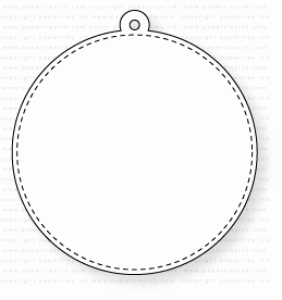 Papertrey Ink - Berry Wreath Tag Die