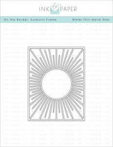 On the Border: Sunburst Frame Die