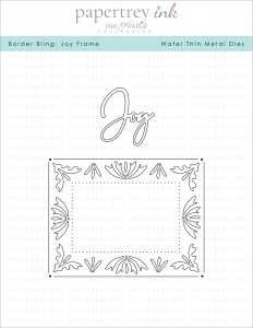 Border Bling: Joy Frame Die