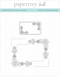 Border Bling: Flower Frame Die