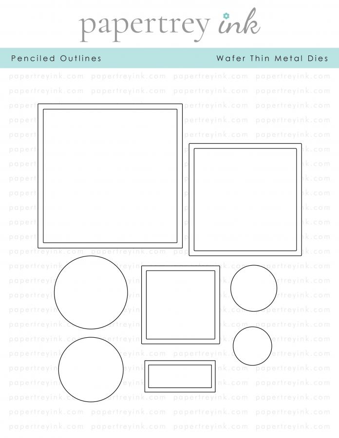 Penciled Outlines Die