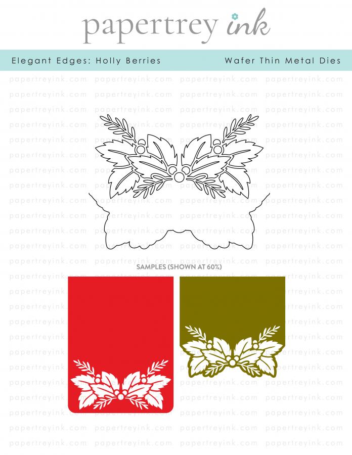 Elegant Edges: Holly Berries Die