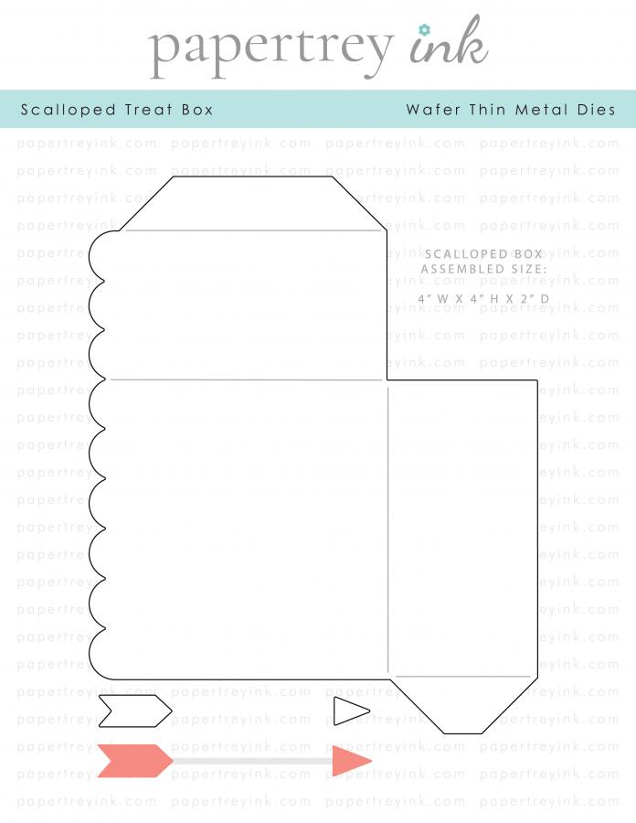 Scalloped Treat Box Die