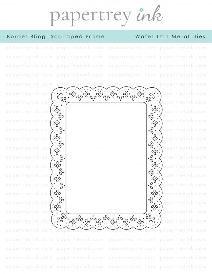 Border Bling: Scalloped Frame Die