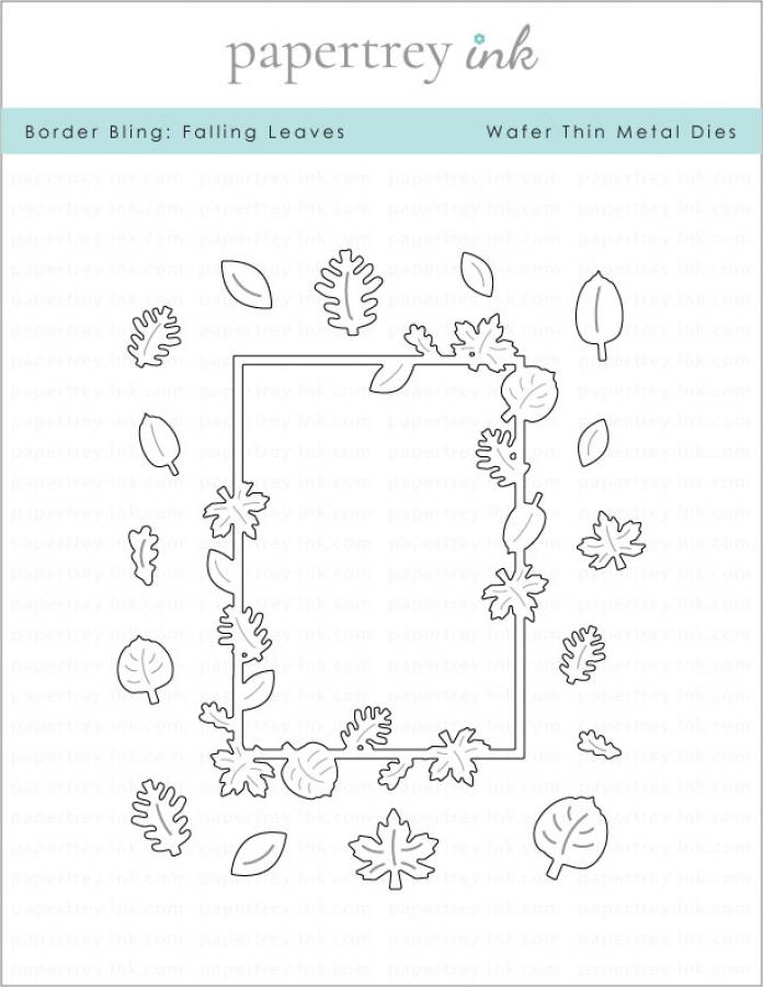 Border Bling: Falling Leaves Die