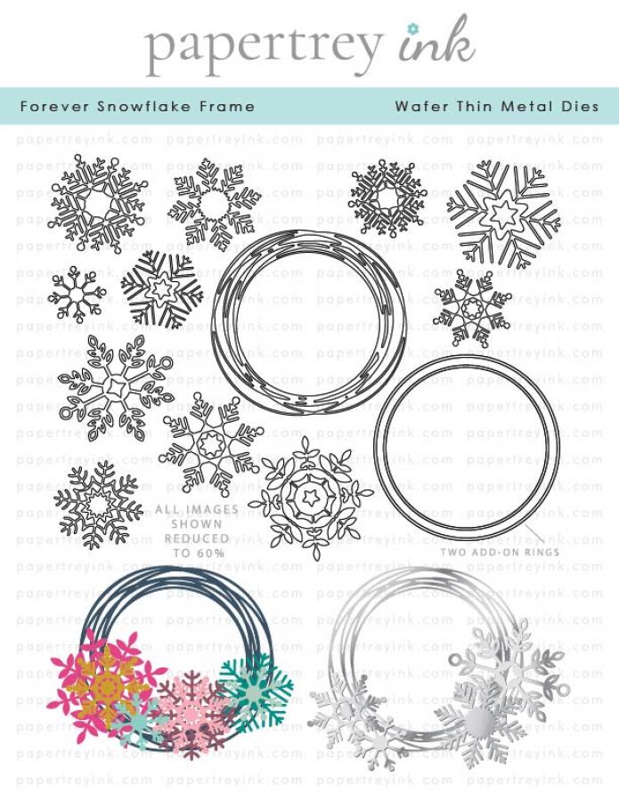 Forever Snowflake Frame Die