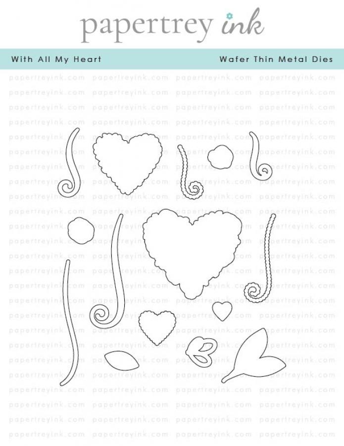 With All My Heart Stamp Set