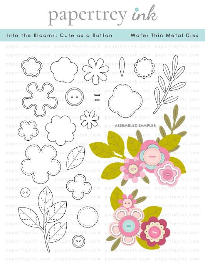 Into the Blooms: Cute as a Button Die