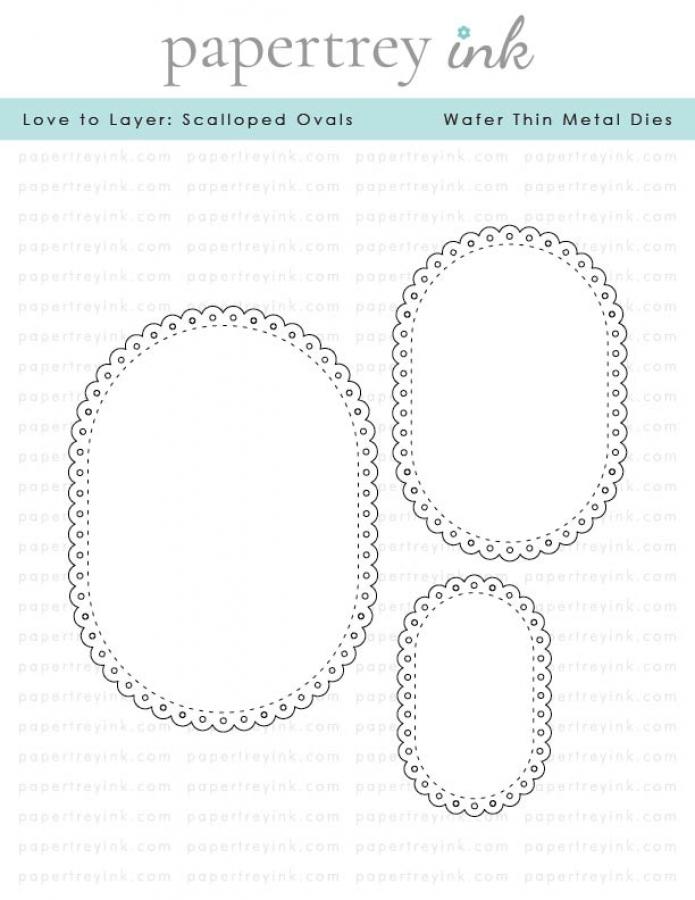 Love to Layer: Scalloped Ovals Die