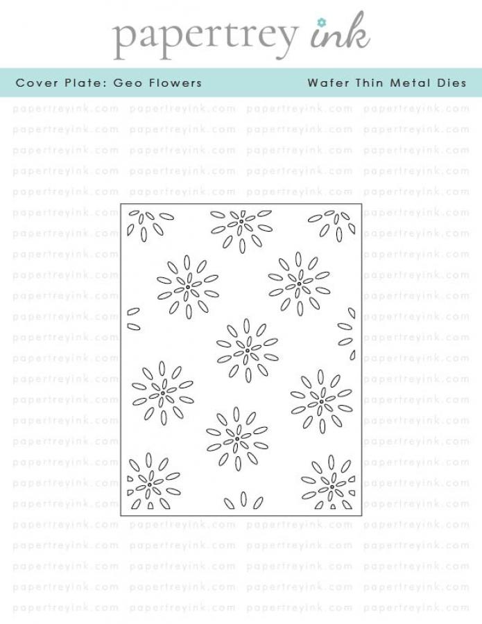 Cover Plate: Geo Flowers Die