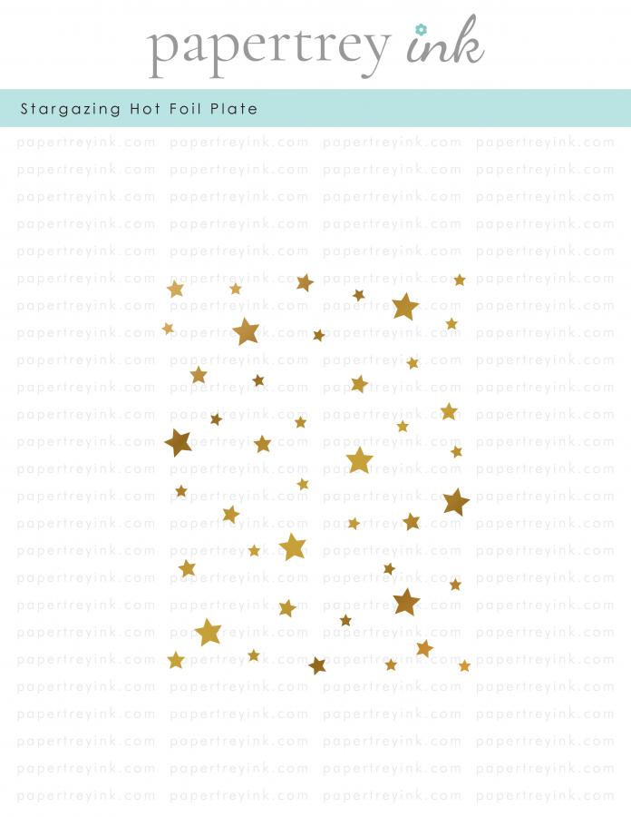 Stargazing Hot Foil Plate