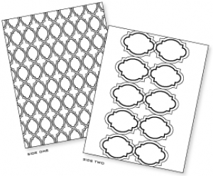 Papertrey Ink - Moroccan Motifs Impression Plate