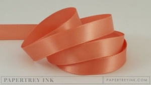 Melon Berry 1/2" Satin Solid Ribbon (5 yards)