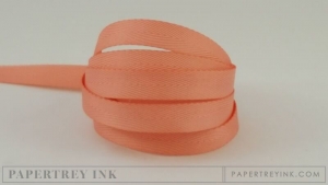 Melon Berry 3/8" Twill Tape Ribbon (5 yards)