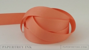 Melon Berry 5/8" Grosgrain Ribbon (5 yards)