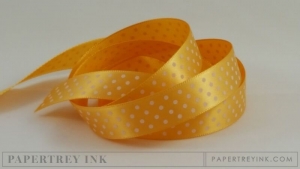 Summer Sunrise 5/8" Satin Dots Ribbon (5 yards)