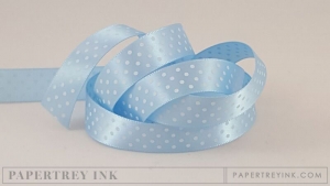 Spring Rain 5/8" Satin Dots Ribbon (5 yards)