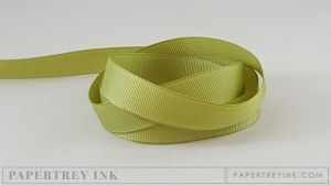 Spring Moss 5/8" Grosgrain Ribbon (5 yards)