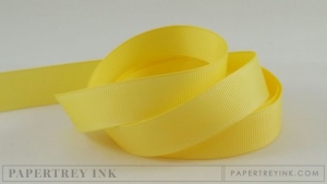 Lemon Tart 5/8" Grosgrain Ribbon (5 yards)