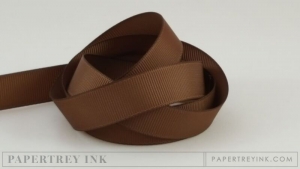 Dark Chocolate 5/8" Grosgrain Ribbon (5 yards)