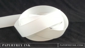 Fresh Snow 5/8" Grosgrain Ribbon (5 yards)