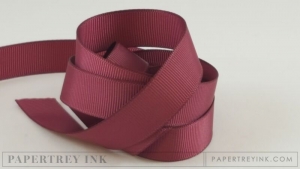 Scarlet Jewel 5/8" Grosgrain Ribbon (5 yards)