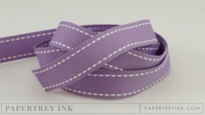 Plum Pudding 5/8" Saddle Stitch Ribbon (5 yards)