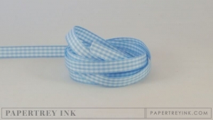 Spring Rain 3/8" Gingham Ribbon (5 yards)