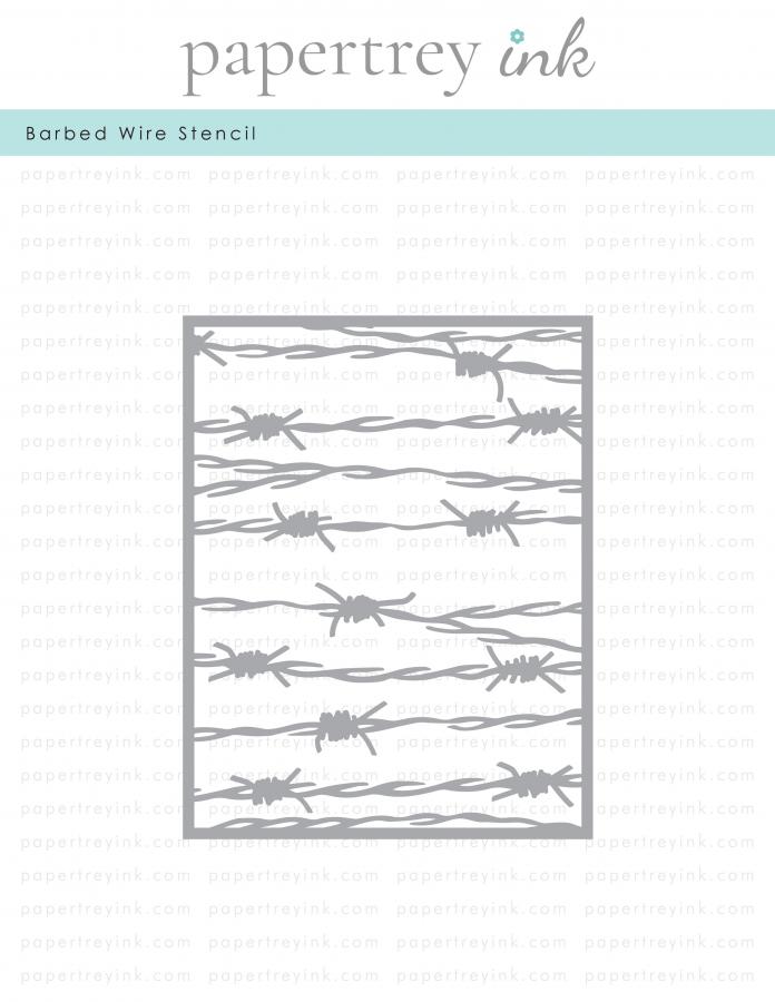 Barbed Wire Stencil