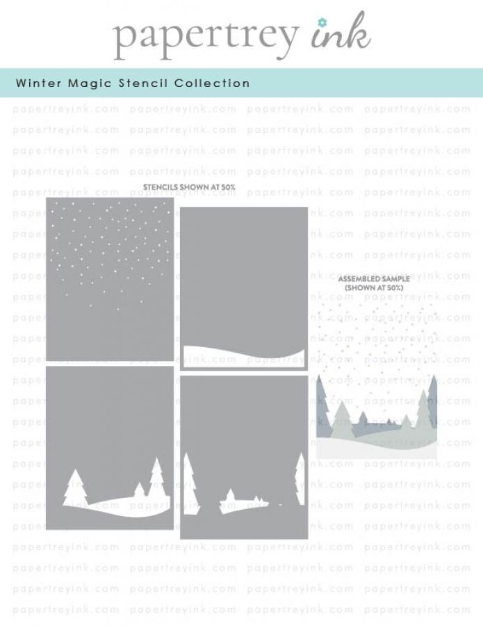 Winter Magic Stencil Collection (set of 4)