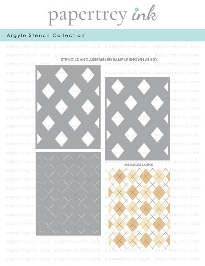 Argyle Stencil Collection (set of 3)