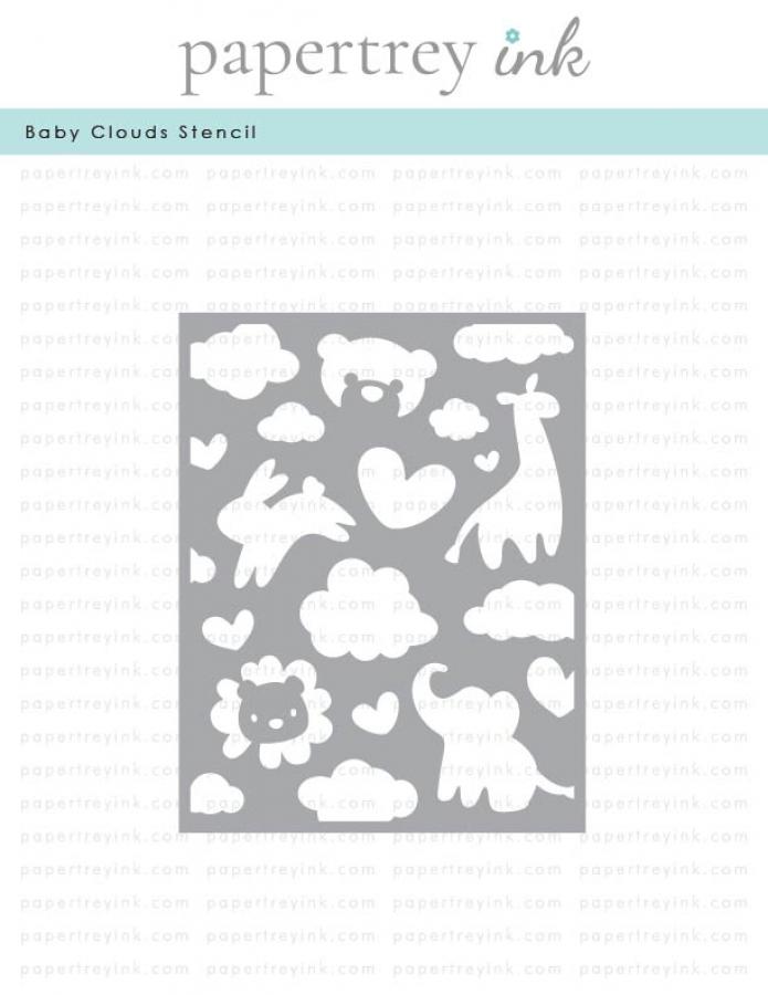 Baby Clouds Stencil