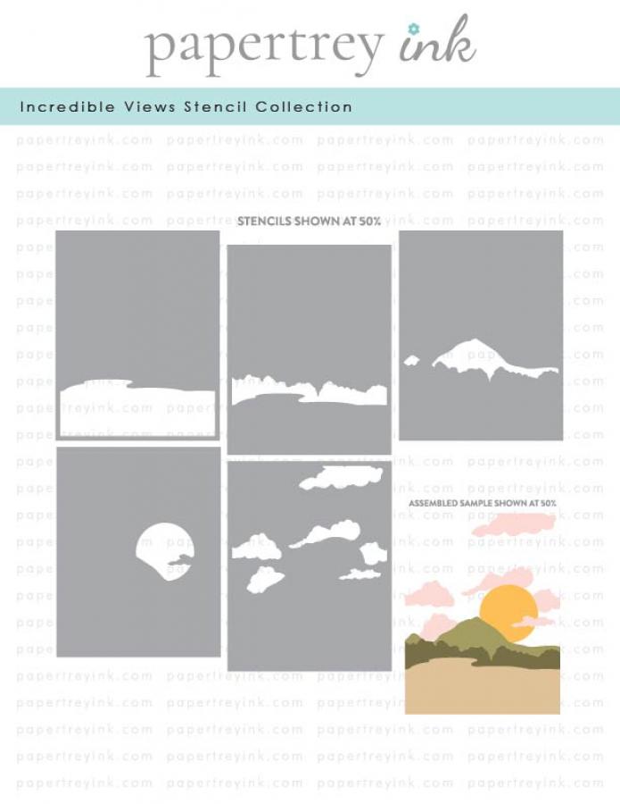 Incredible Views Stencil Collection (set of 5)