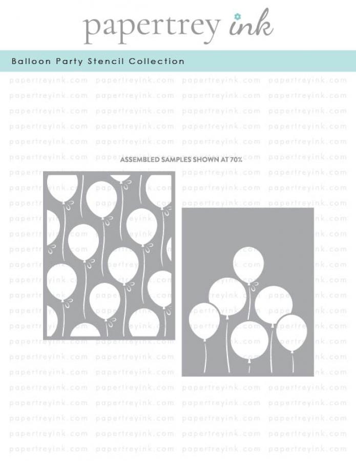 Balloon Party Stencil Collection (set of 2)