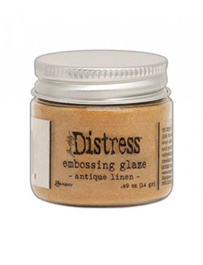 Distress Embossing Glaze - Antique Linen