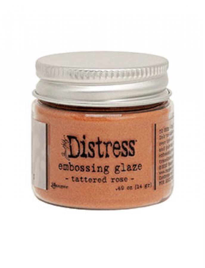 Distress Embossing Glaze - Tattered Rose