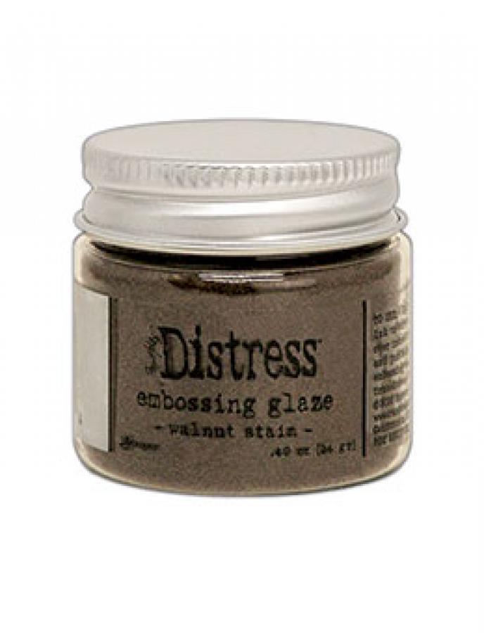 Distress Embossing Glaze - Walnut Stain