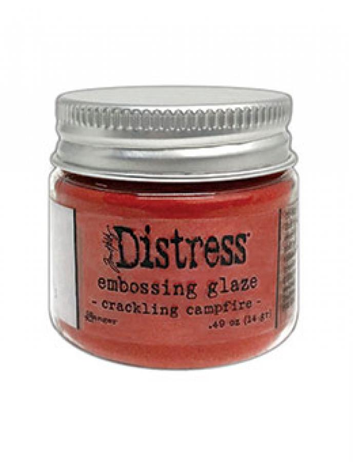 Distress Embossing Glaze - Crackling Campfire