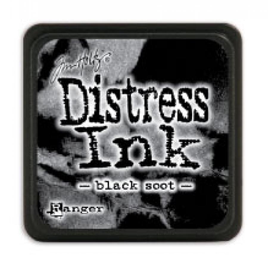 Tim Holtz Distress Mini Ink Pad Black Soot