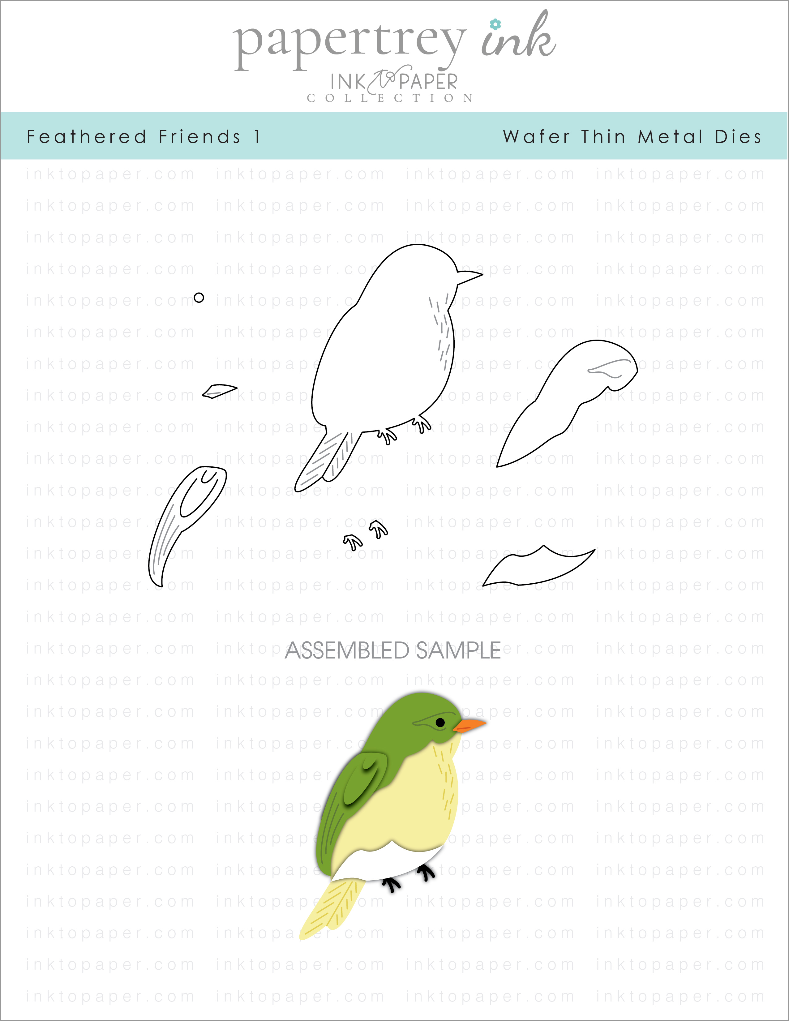 Papertrey Ink Perfect Match Ink Pad – Green Parakeet – The Foiled Fox