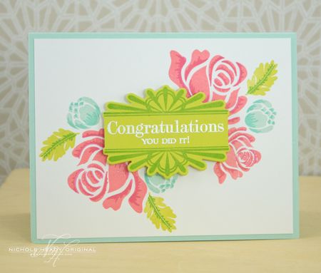 Papertrey Ink - Boutique Borders: Congrats Die