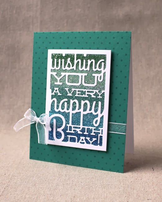 Papertrey Ink - Text Block: Birthday Die