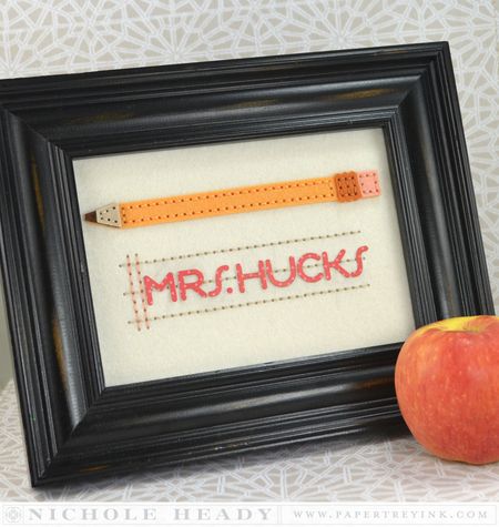 Papertrey Ink - Seasonal Stitching: Pencil Die