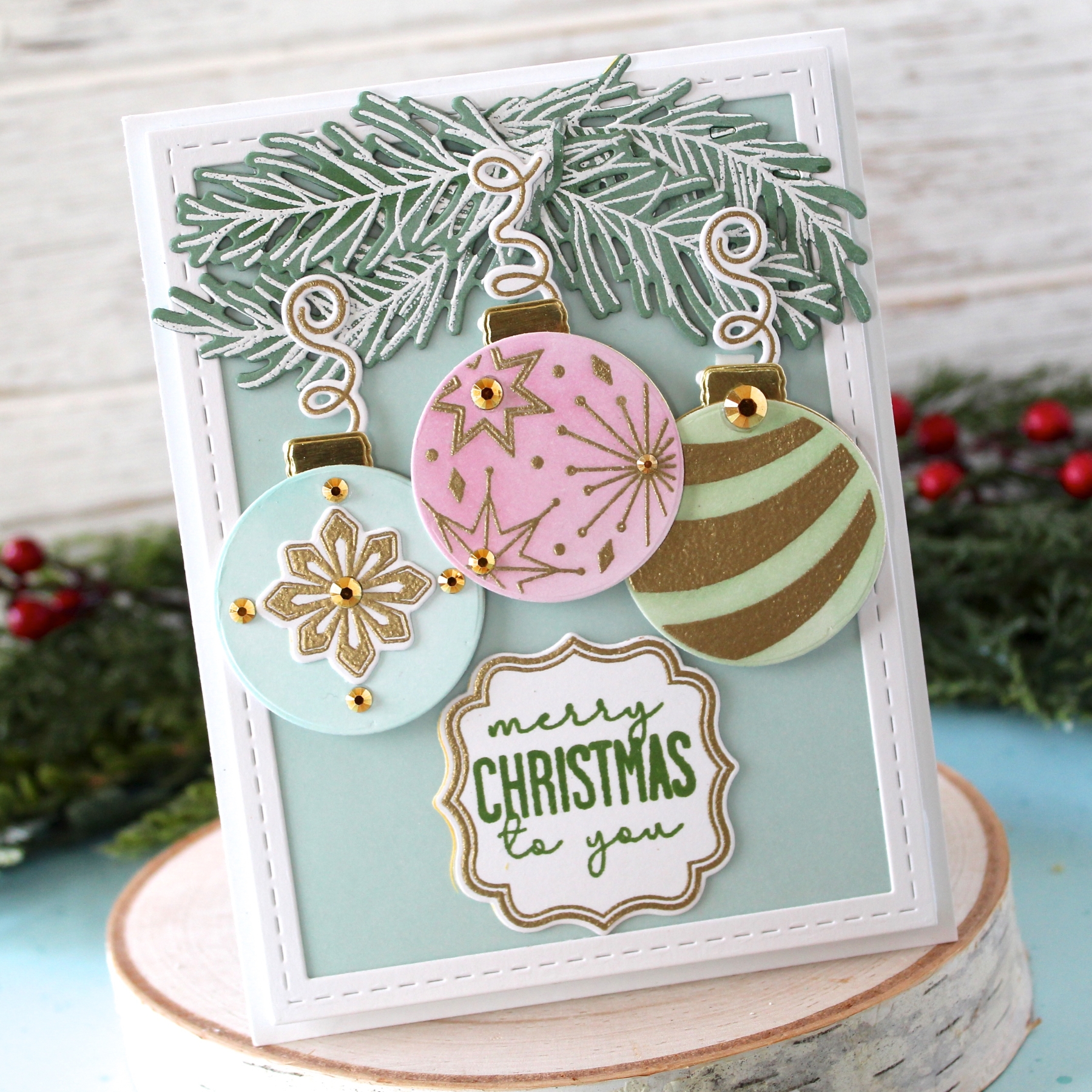 Ornament Greetings Stamp Set