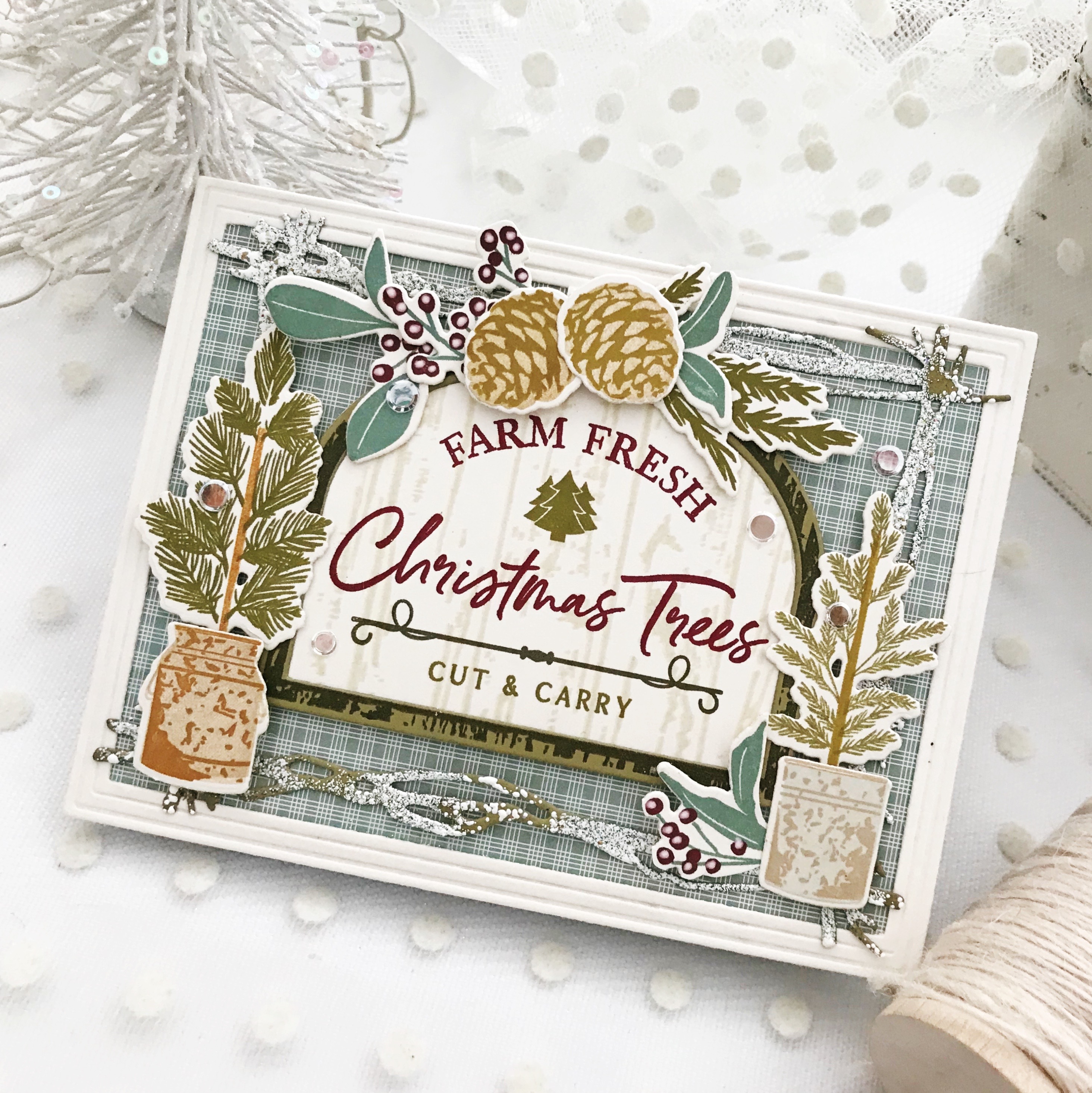 Farm Fresh Trees Stamp Set