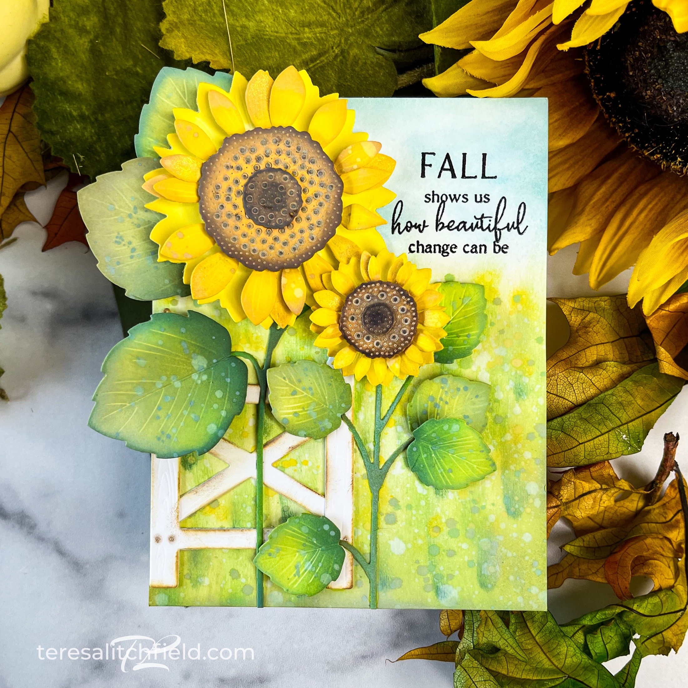 Larger than Life: Fall Sentiments Mini Stamp Set