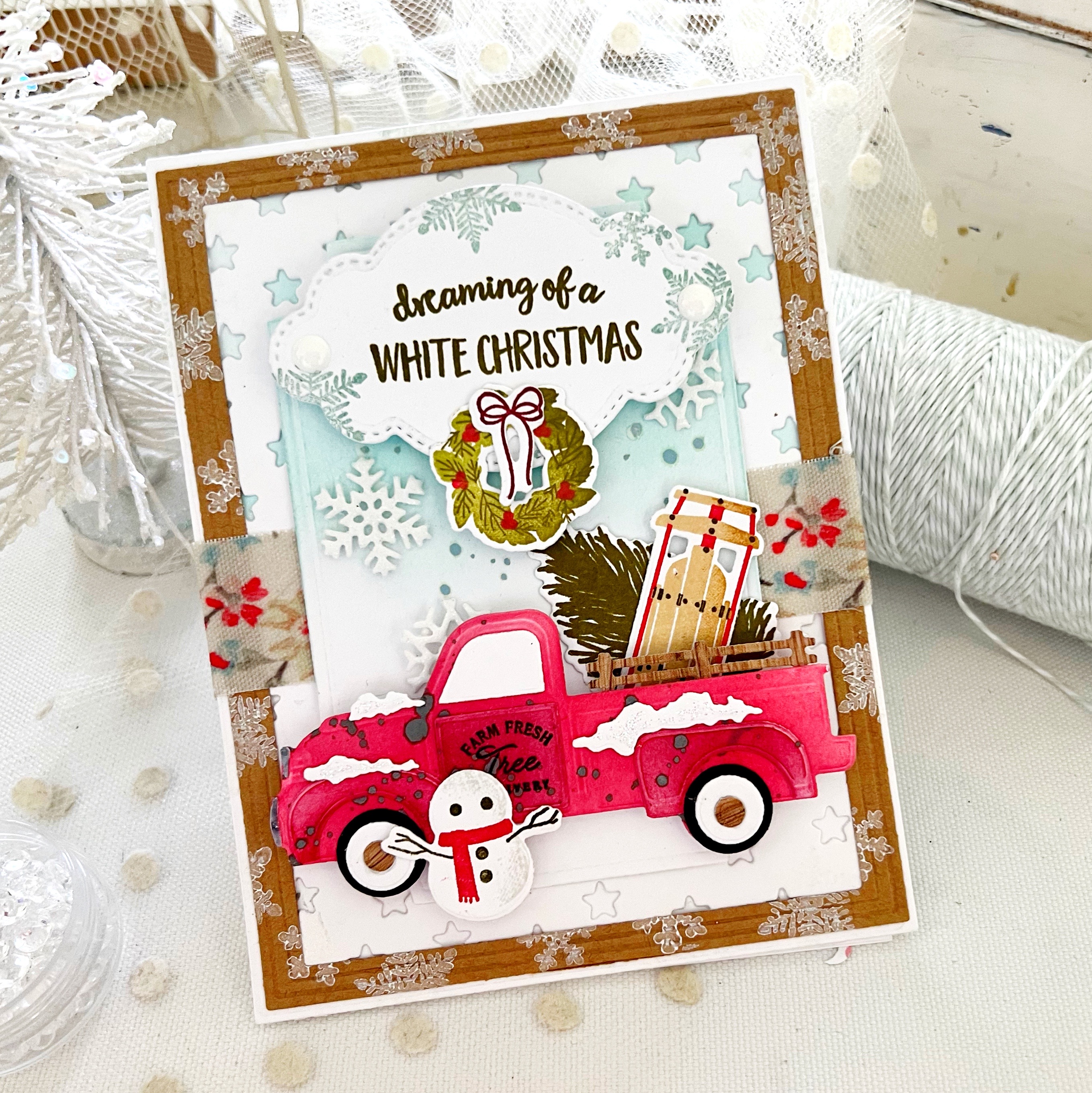 Snowy Truck Accessories Stamp Set